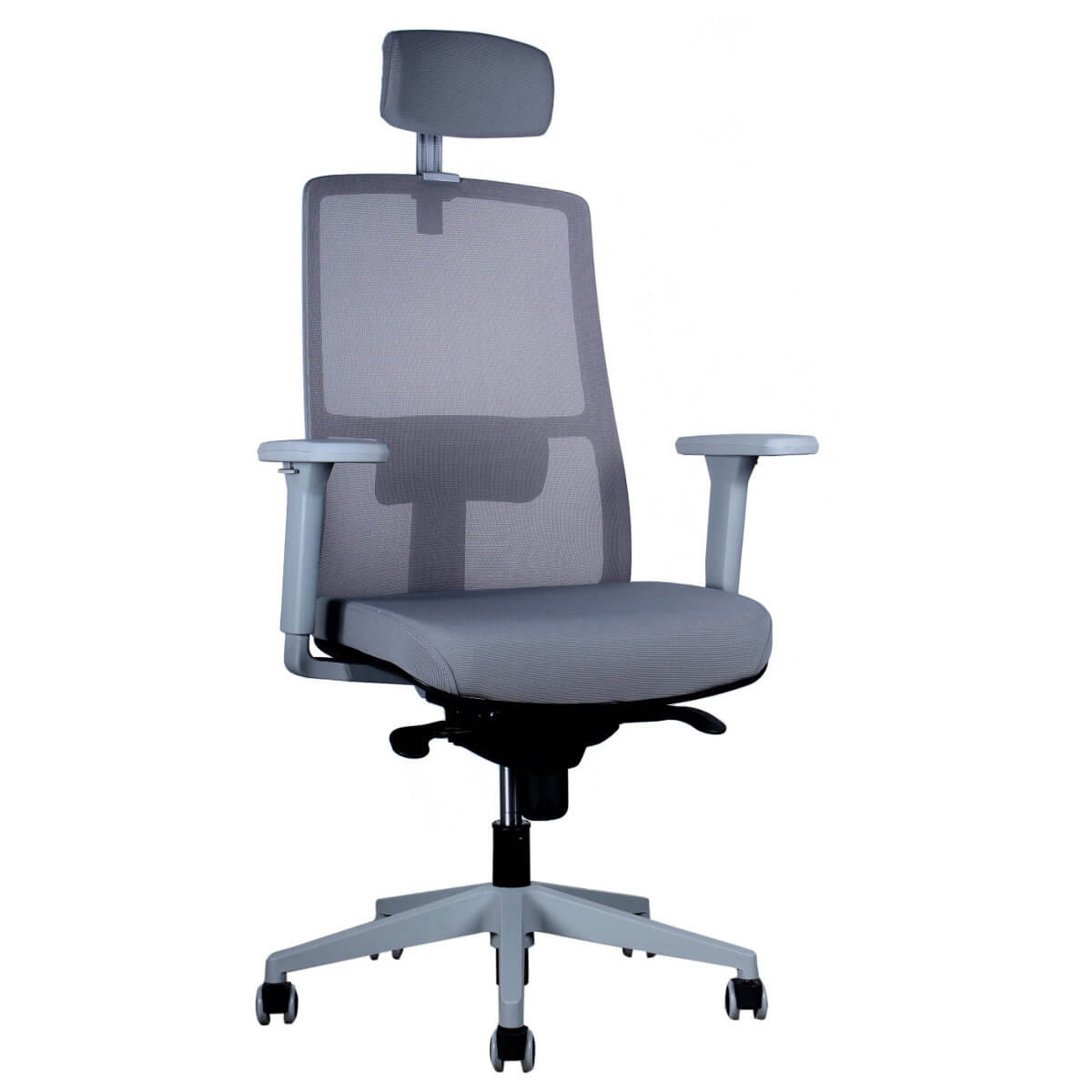 silla-ejecutiva-tela-gris-con-cabecero